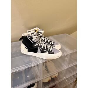 Nike Sacai Blazer Size 10 Black/Grey Wolf